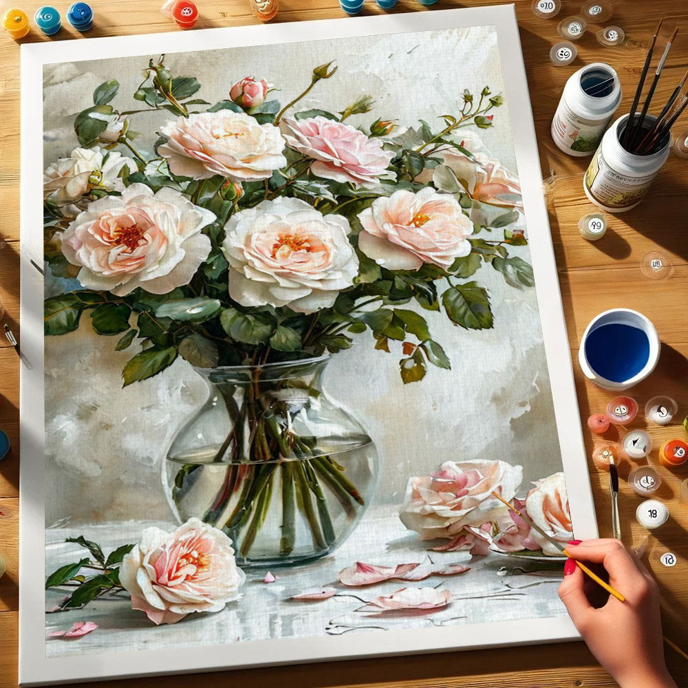 Hybrid Tea Rose | Paint by Numbers Kit