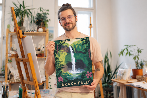 U.S. Waterfalls: Explore America’s Most Beautiful Waterfalls Through Art