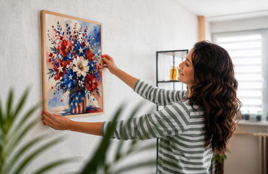 Americana & Art – Hail American Spirit through Paint By Numbers