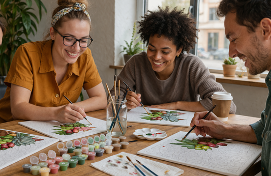 Professional Paint by Numbers Brushes - Perfect for Fine Details