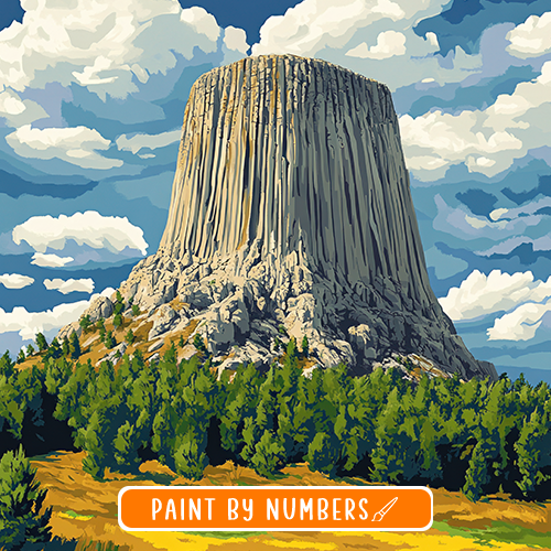 National Monuments Paint-by-numbers