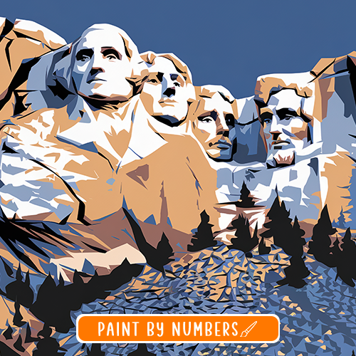 50 US State Travel Paint-by-numbers