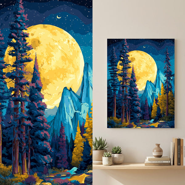 Sky Lights Paint-by-numbers