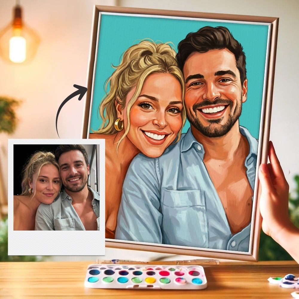 Custom Caricature Portrait | Paint by Numbers Kit