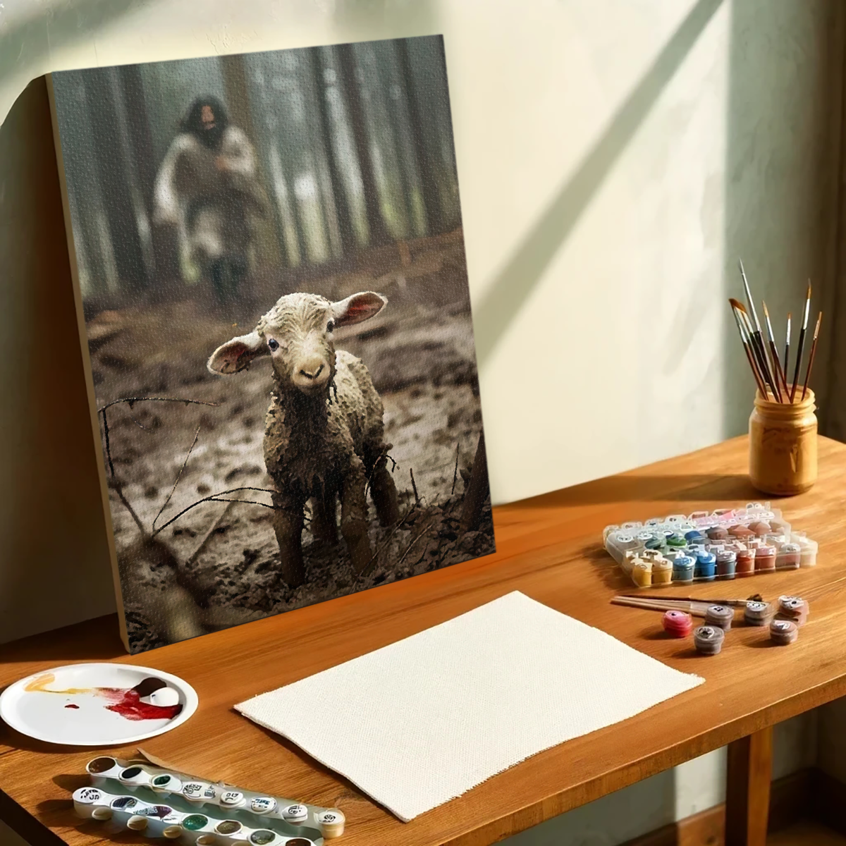 Looking For The Lost Lamb | Paint by Numbers Kit