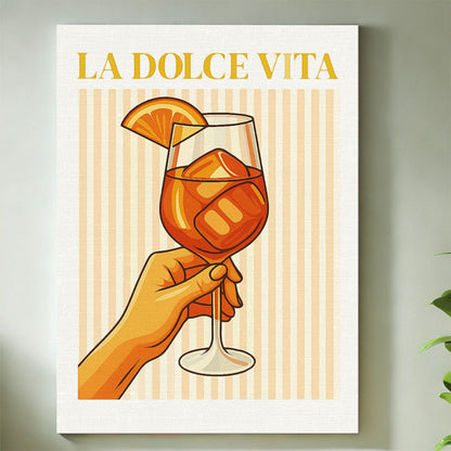 La Dolce Vita, Spritz | Mini Paint by Numbers Kit