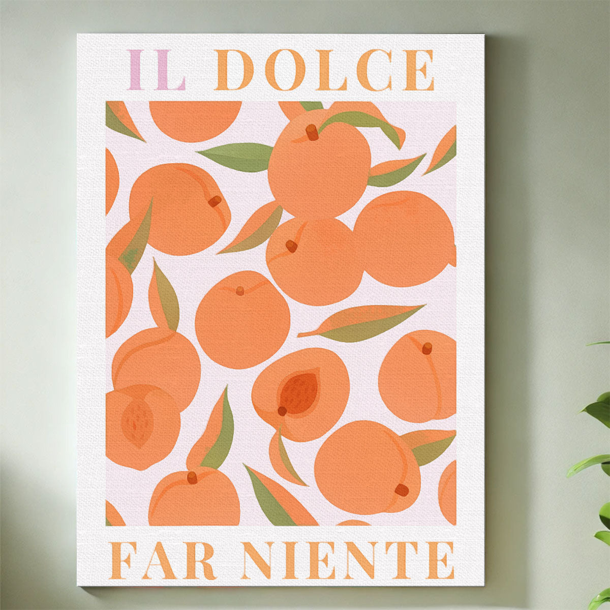 Tuscan Peach Parade | Mini Paint by Numbers Kit