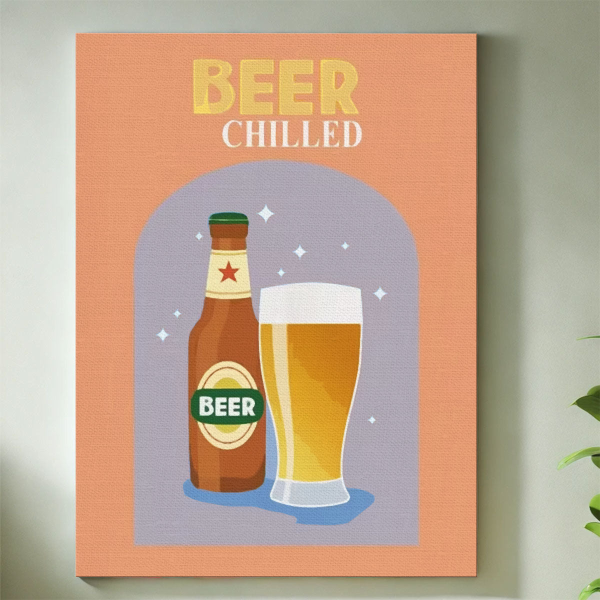 Beer Chilled | Mini Paint by Numbers Kit