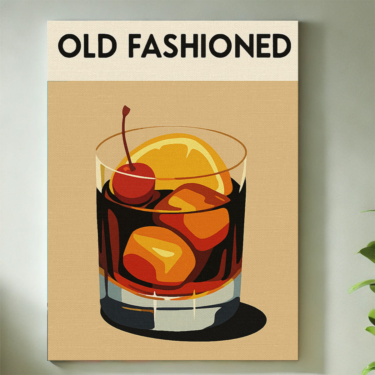 Old Fashion Cocktail | Mini Paint by Numbers Kit