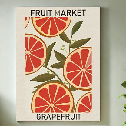 Grapefruit Fruit Market | Mini Paint by Numbers Kit