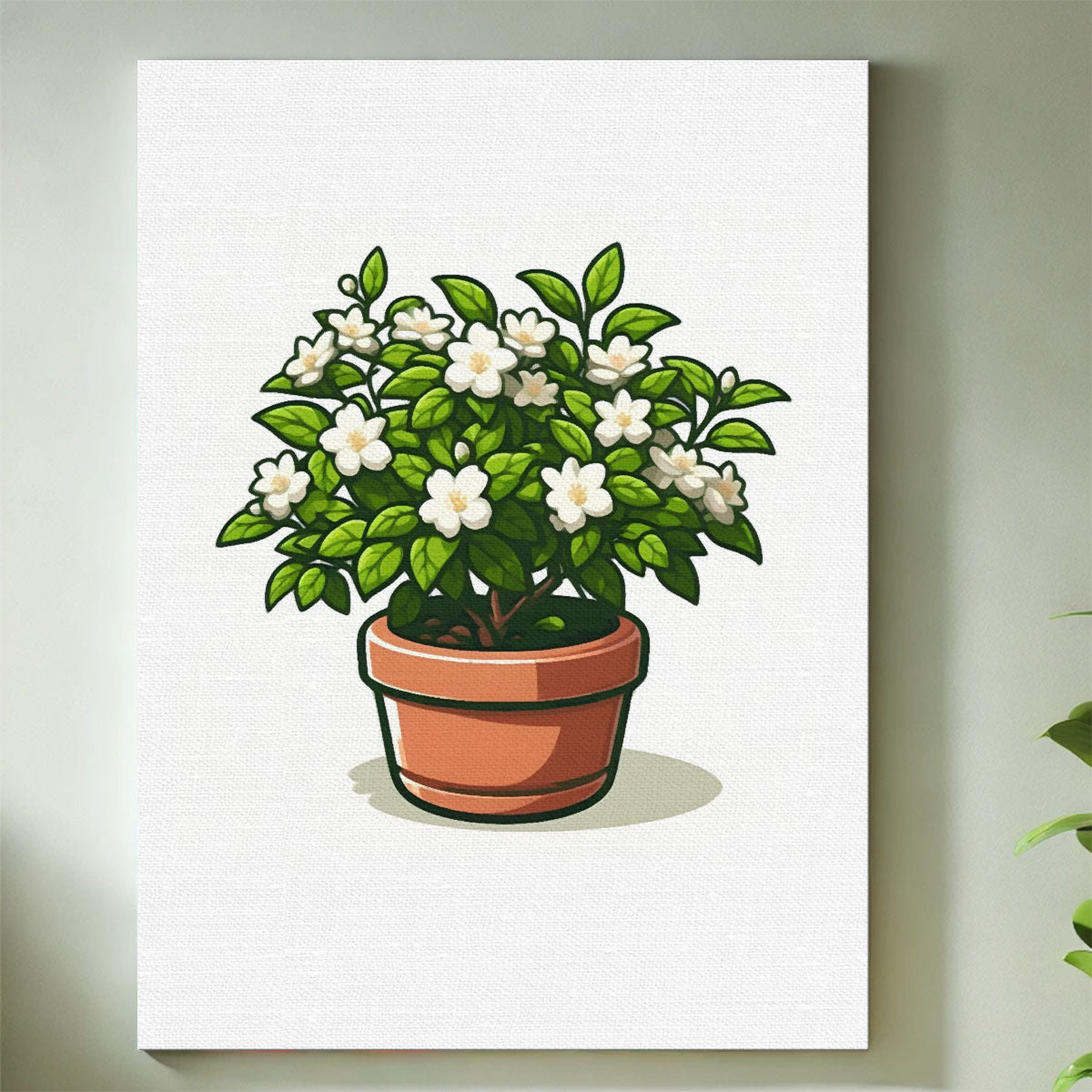 Little Jasmine Pot | Mini Paint by Numbers Kit