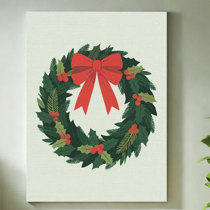 Christmas Wreath | Mini Paint by Numbers Kit