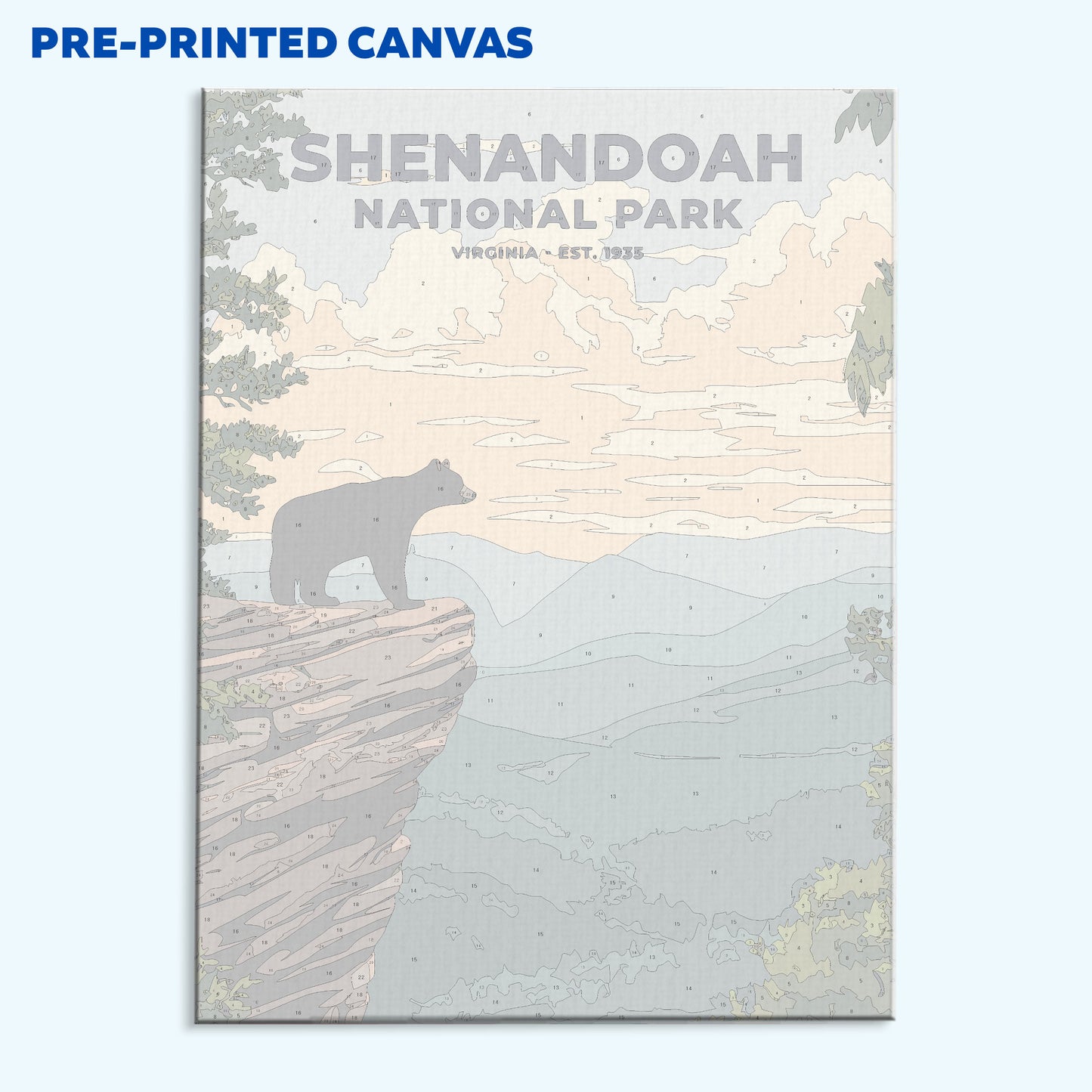 Shenandoah National Park Heritage Edition | Paint by Numbers Kit