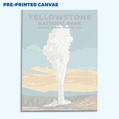 Yellowstone National Park Heritage Edition | Paint by Numbers Kit