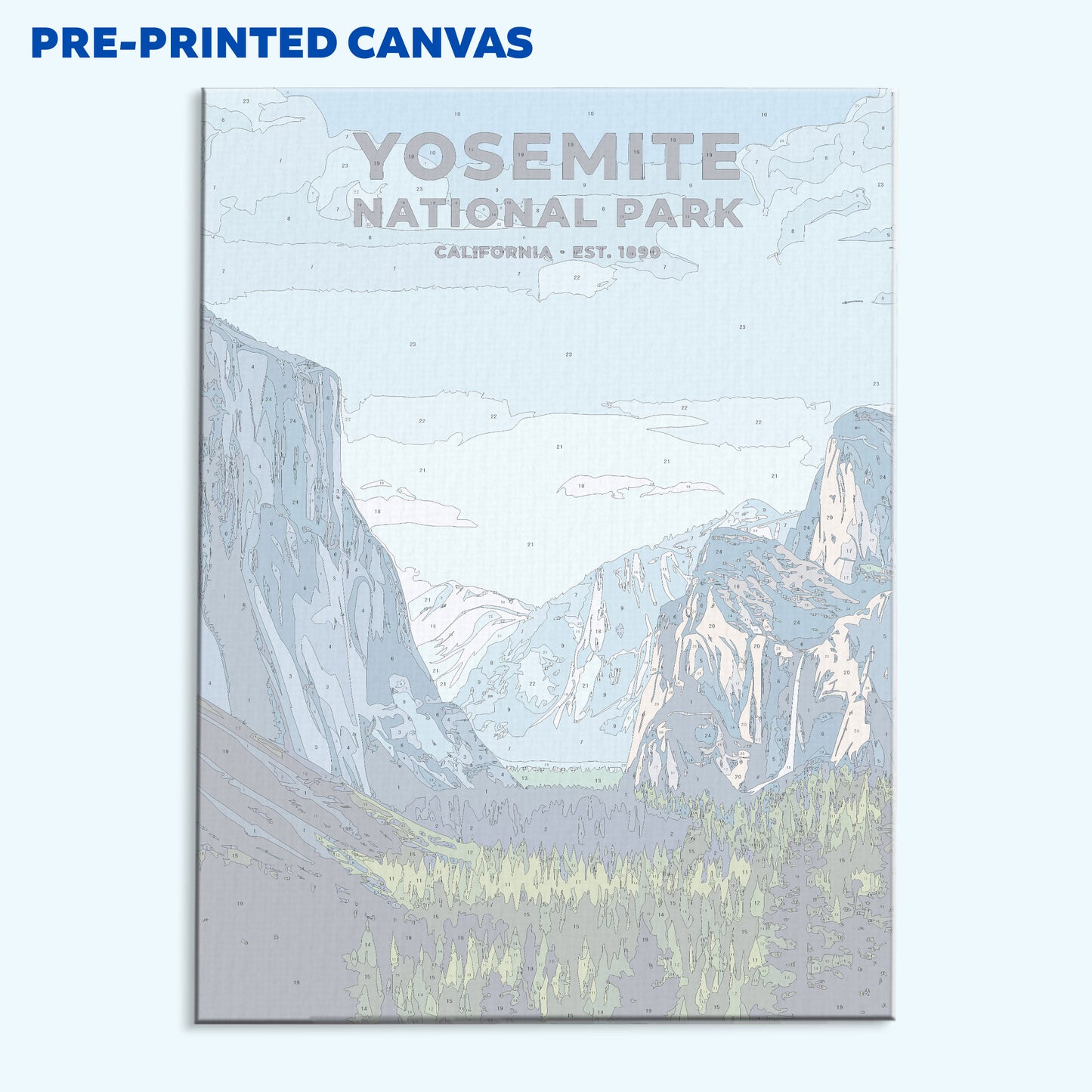 Yosemite National Park Heritage Edition | Paint by Numbers Kit