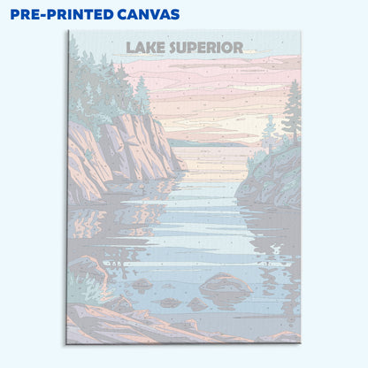 Lake Superior | Paint by Numbers Kit