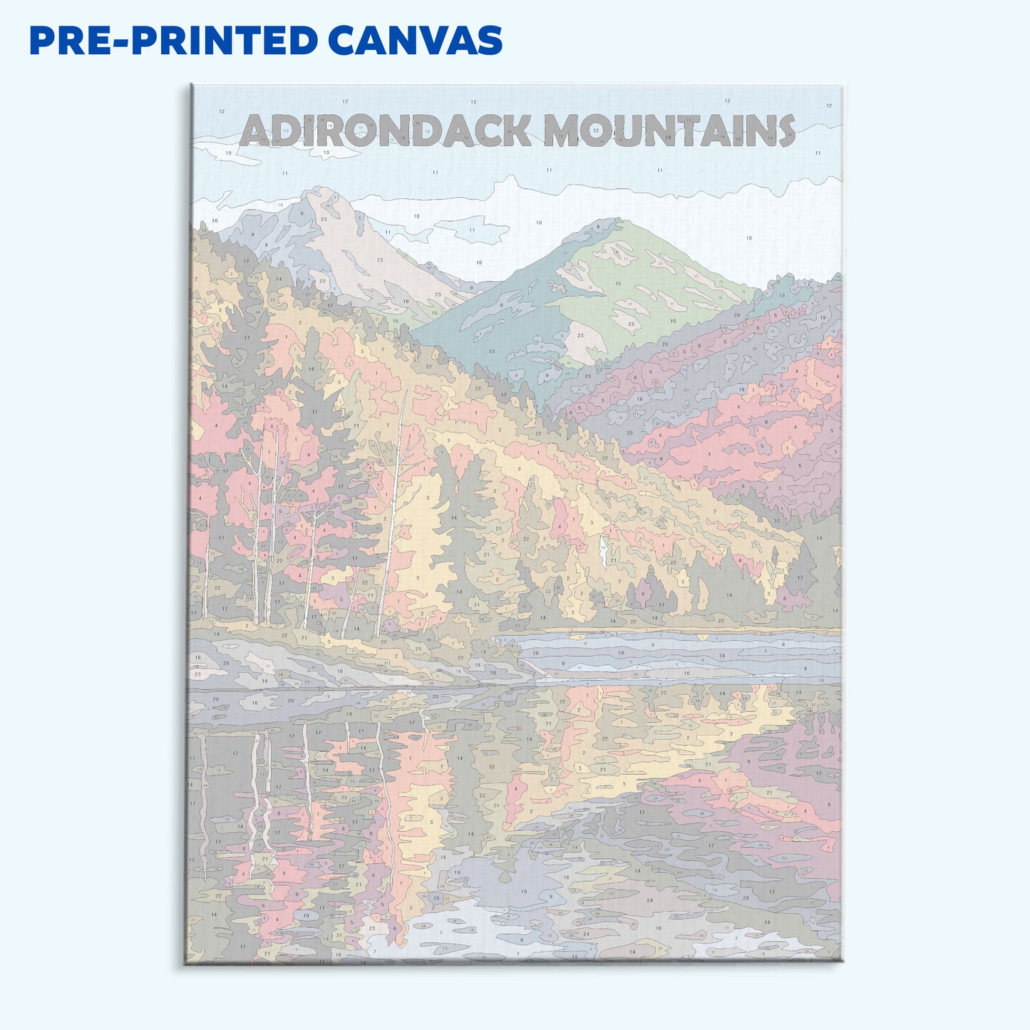 Adirondack Mountains, USA | Paint by Numbers Kit