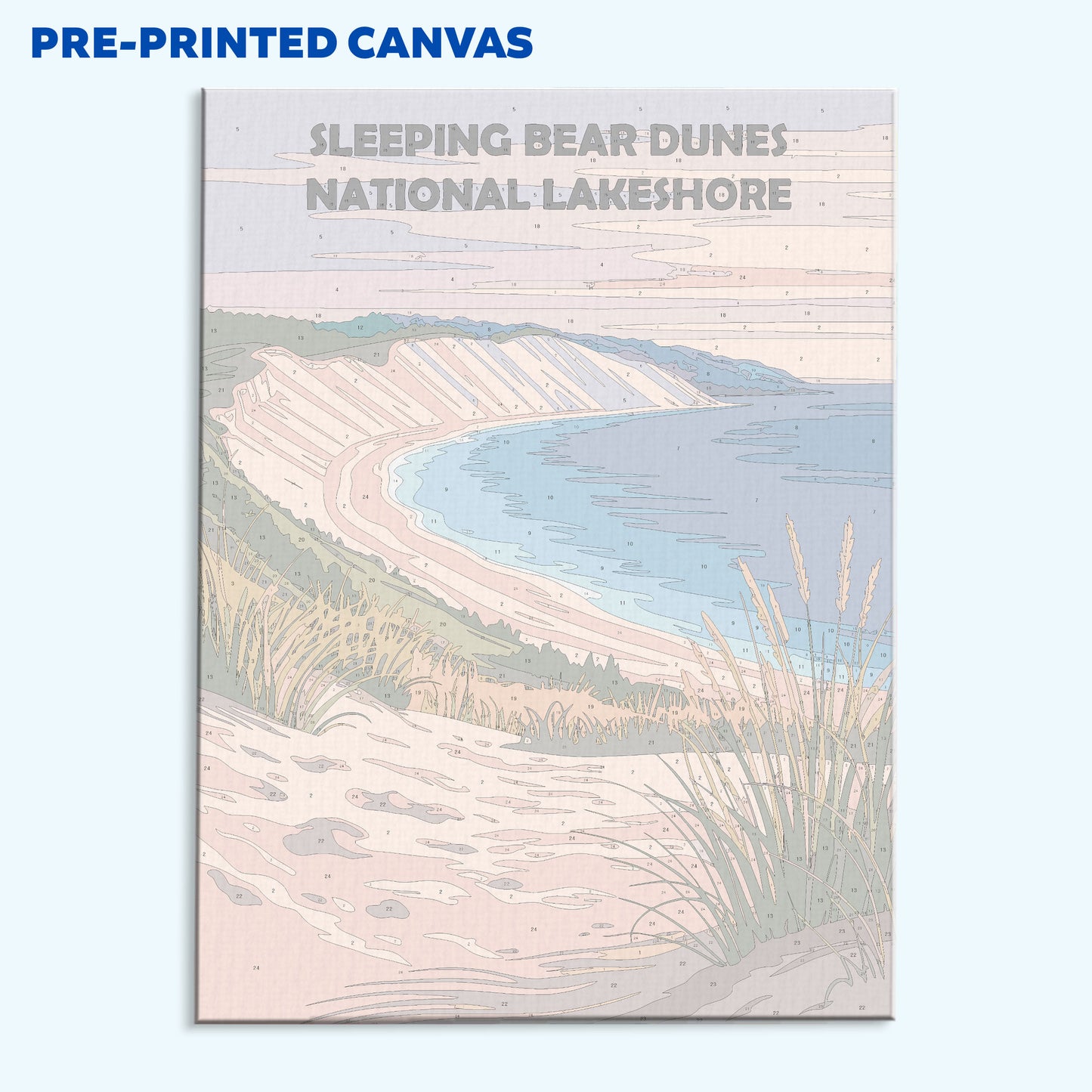 Sleeping Bear Dunes National Lakeshore | Malen nach Zahlen Set