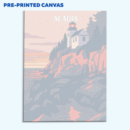 Acadia National Park Beginner | Paint by Numbers Kit