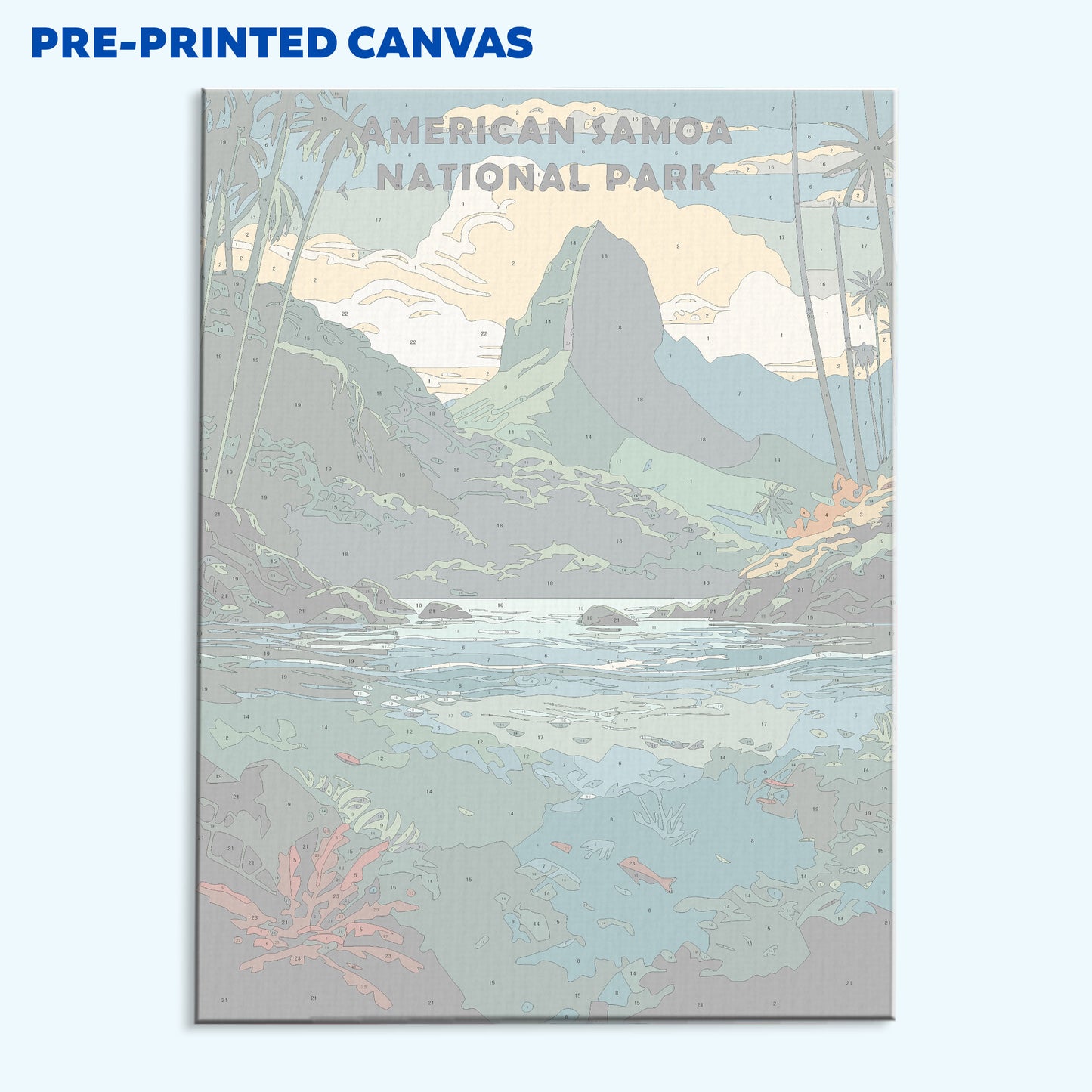 American Samoa National Park | Paint by Numbers Kit