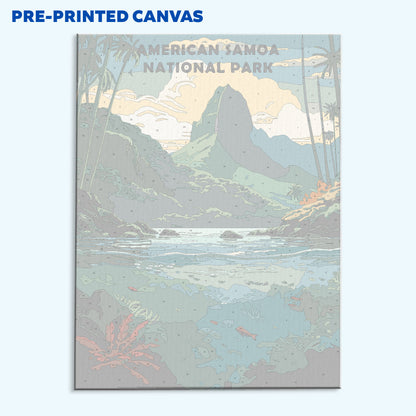 American Samoa National Park | Paint by Numbers Kit