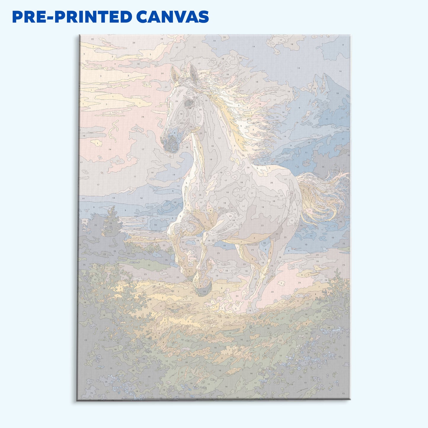 Golden Dawn Horse | Paint by Numbers Kit