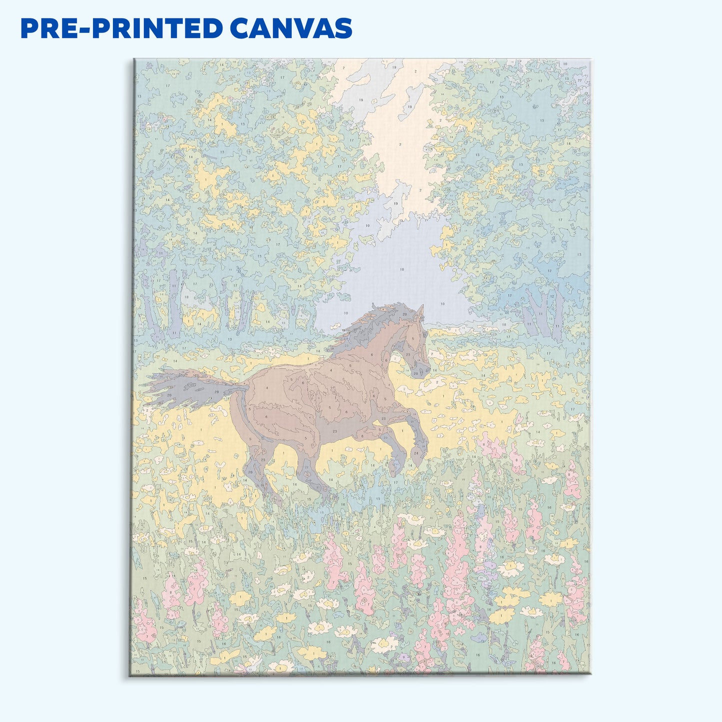 Wildflower Dance Horse| Paint by Numbers Kit