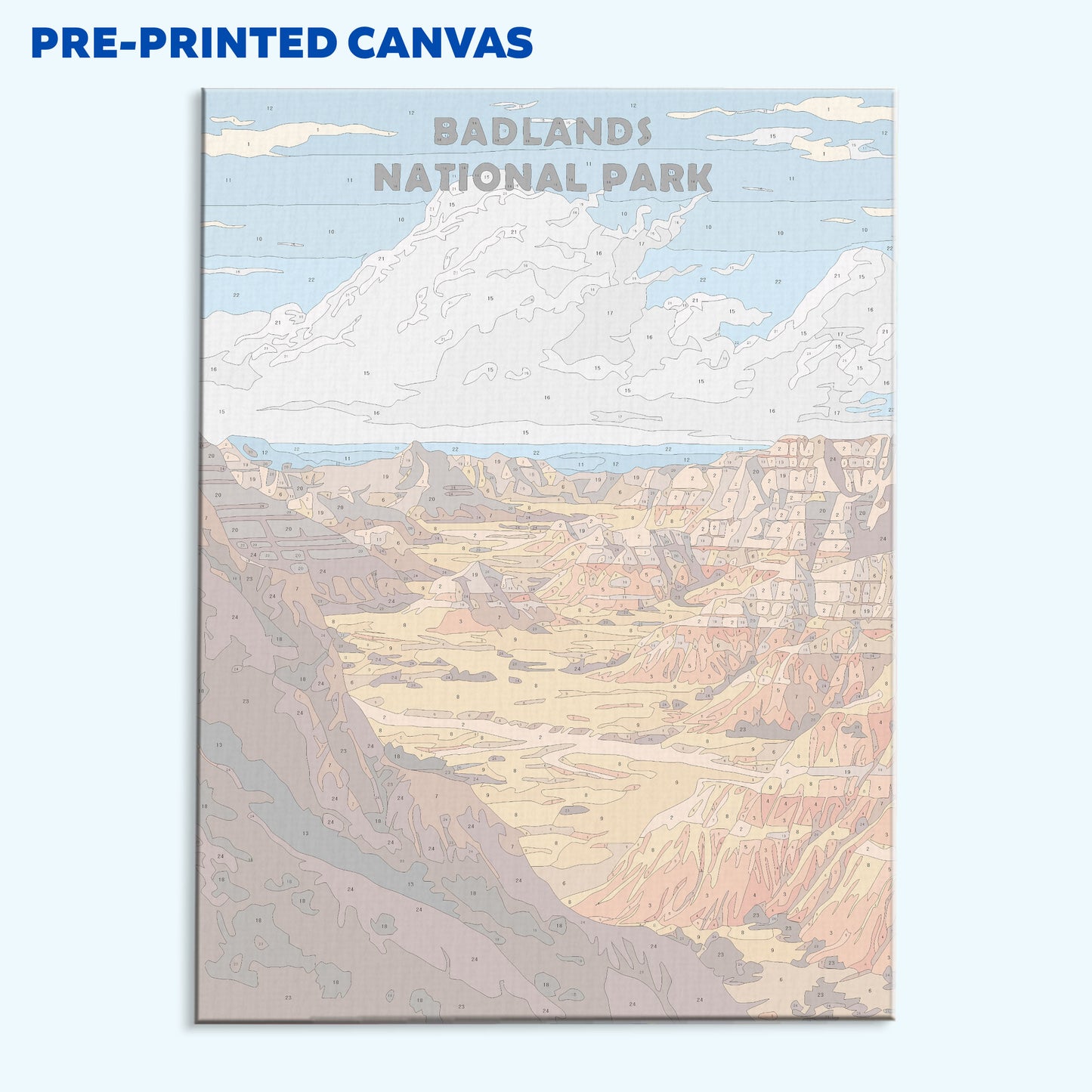 Badlands National Park | Paint by Numbers Kit