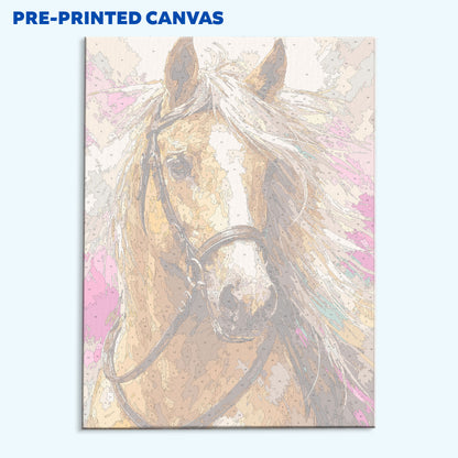 Blazing Color Horse | Paint by Numbers Kit