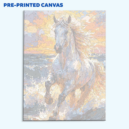 Ocean Fire Horse | Paint by Numbers Kit