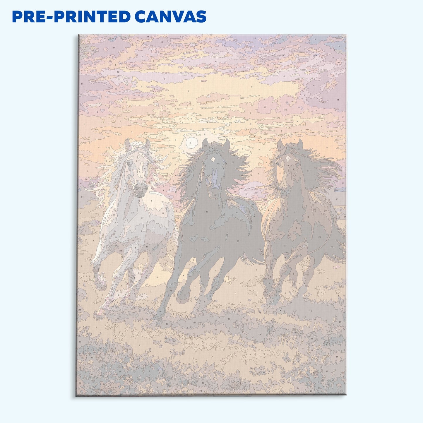 Trinity of Freedom Horse | Paint by Numbers Kit