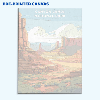 Canyonlands-Nationalpark | Malen nach Zahlen-Set