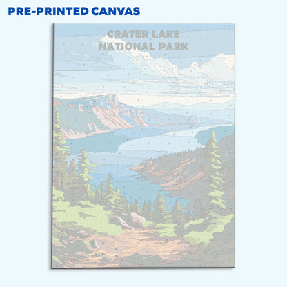 Crater Lake National Park | Paint by Numbers Kit