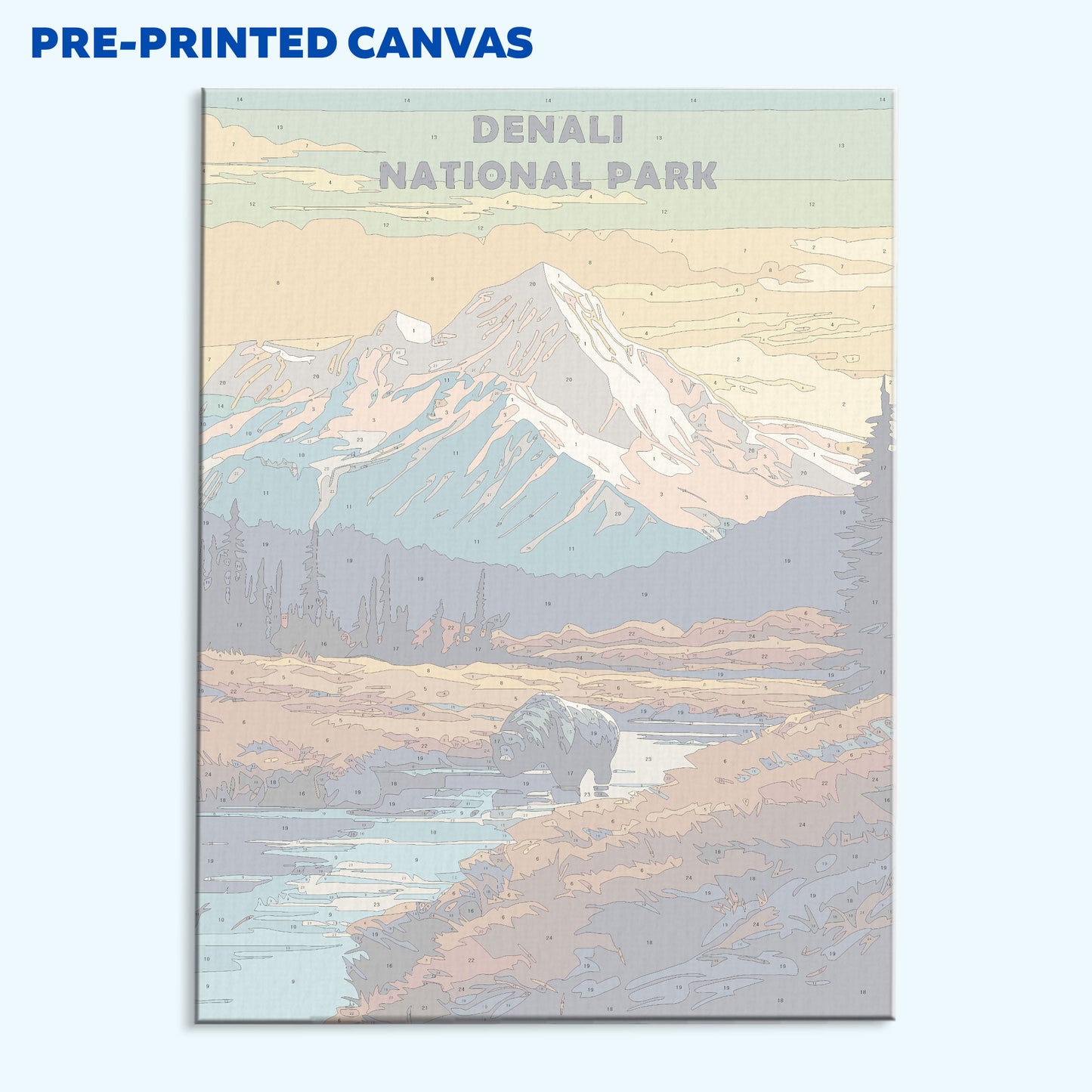 Denali National Park and Preserve | Paint by Numbers Kit
