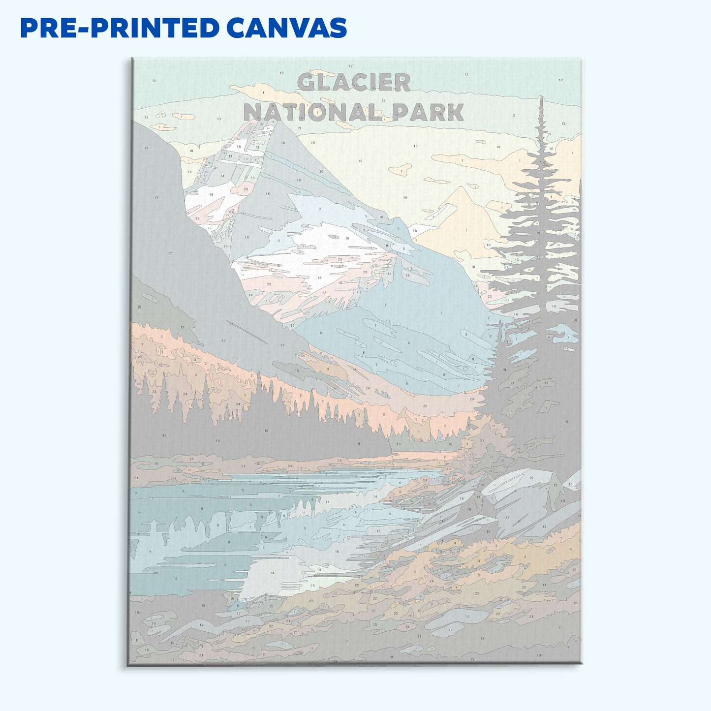 Glacier National Park | Paint by Numbers Kit
