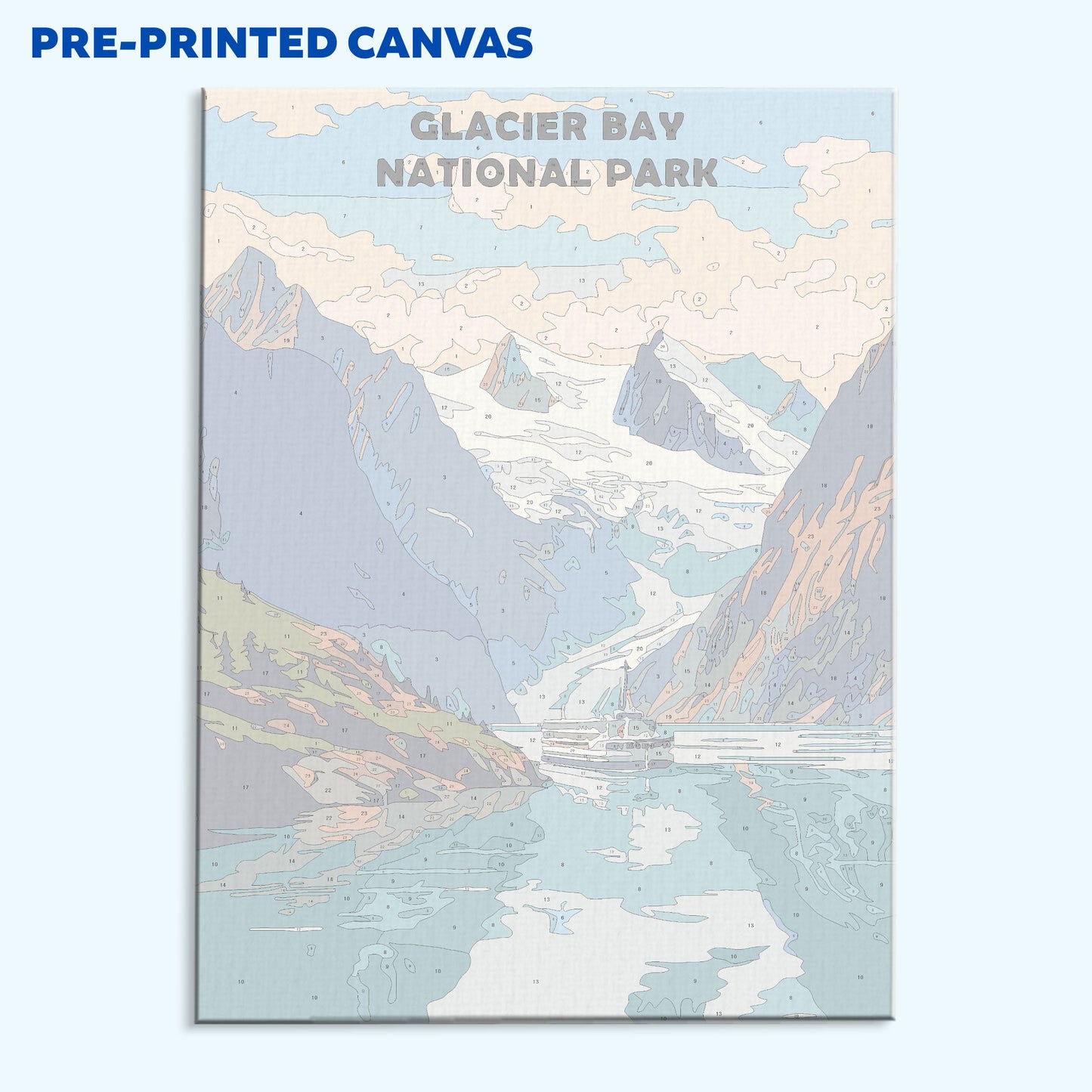 Glacier Bay National Park | Paint by Numbers Kit