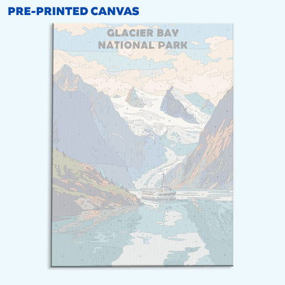 Glacier Bay National Park | Paint by Numbers Kit