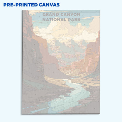 Grand Canyon Nationalpark | Malen nach Zahlen Set