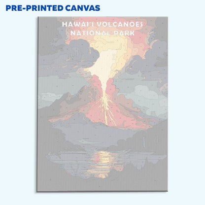 Hawai'i Volcanoes Park | Paint by Numbers Kit