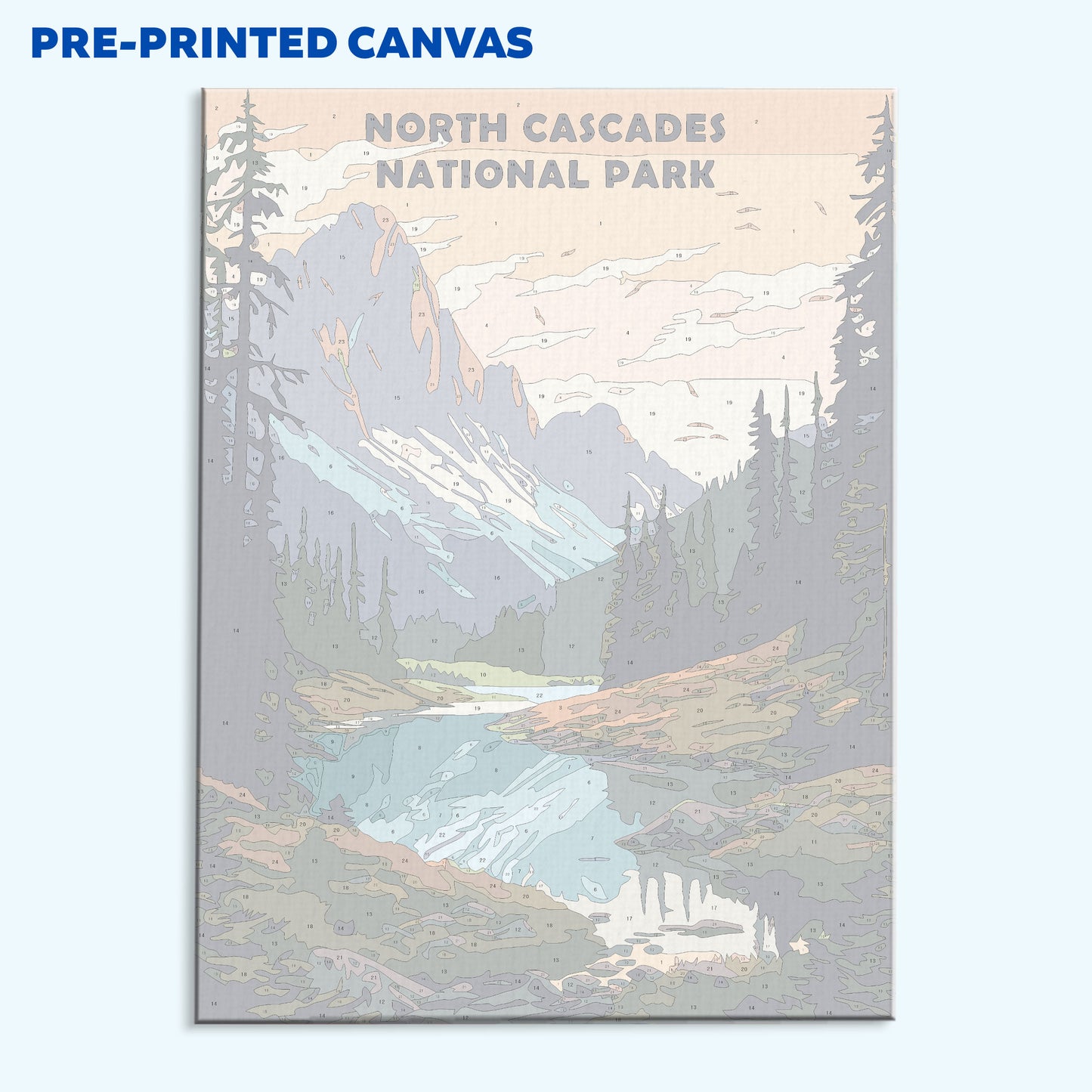 North Cascades National Park | Paint by Numbers Kit