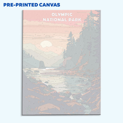 Olympic National Park | Paint by Numbers Kit