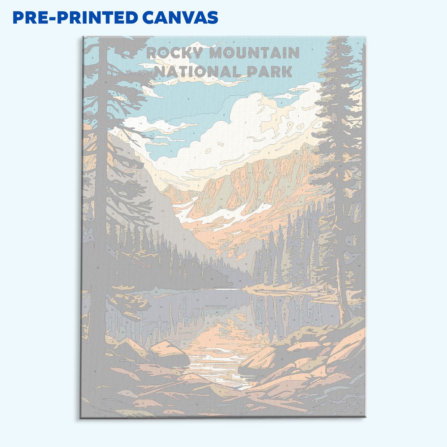 Rocky Mountain Park | Paint by Numbers Kit