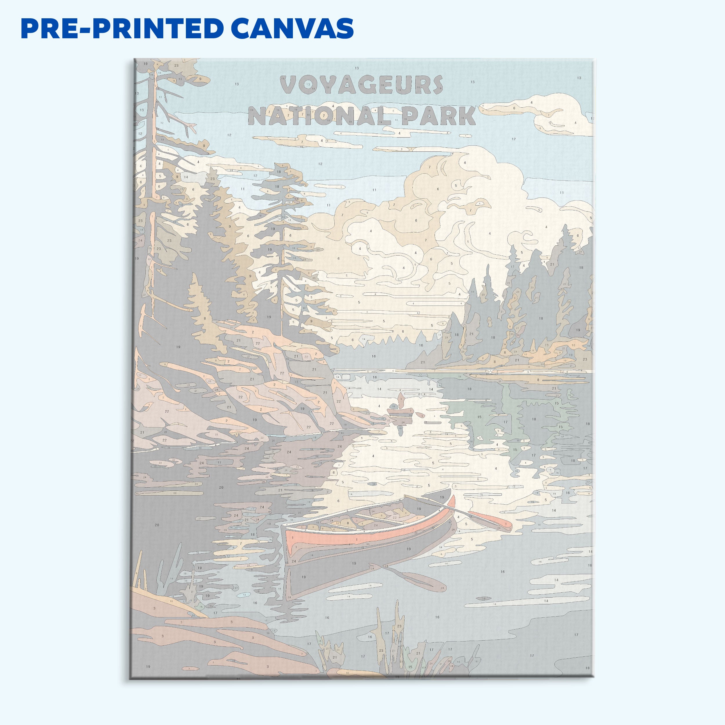 Voyageurs National Park | Paint by Numbers Kit – Wander Painting