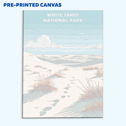 White Sands National Park | Paint by Numbers Kit