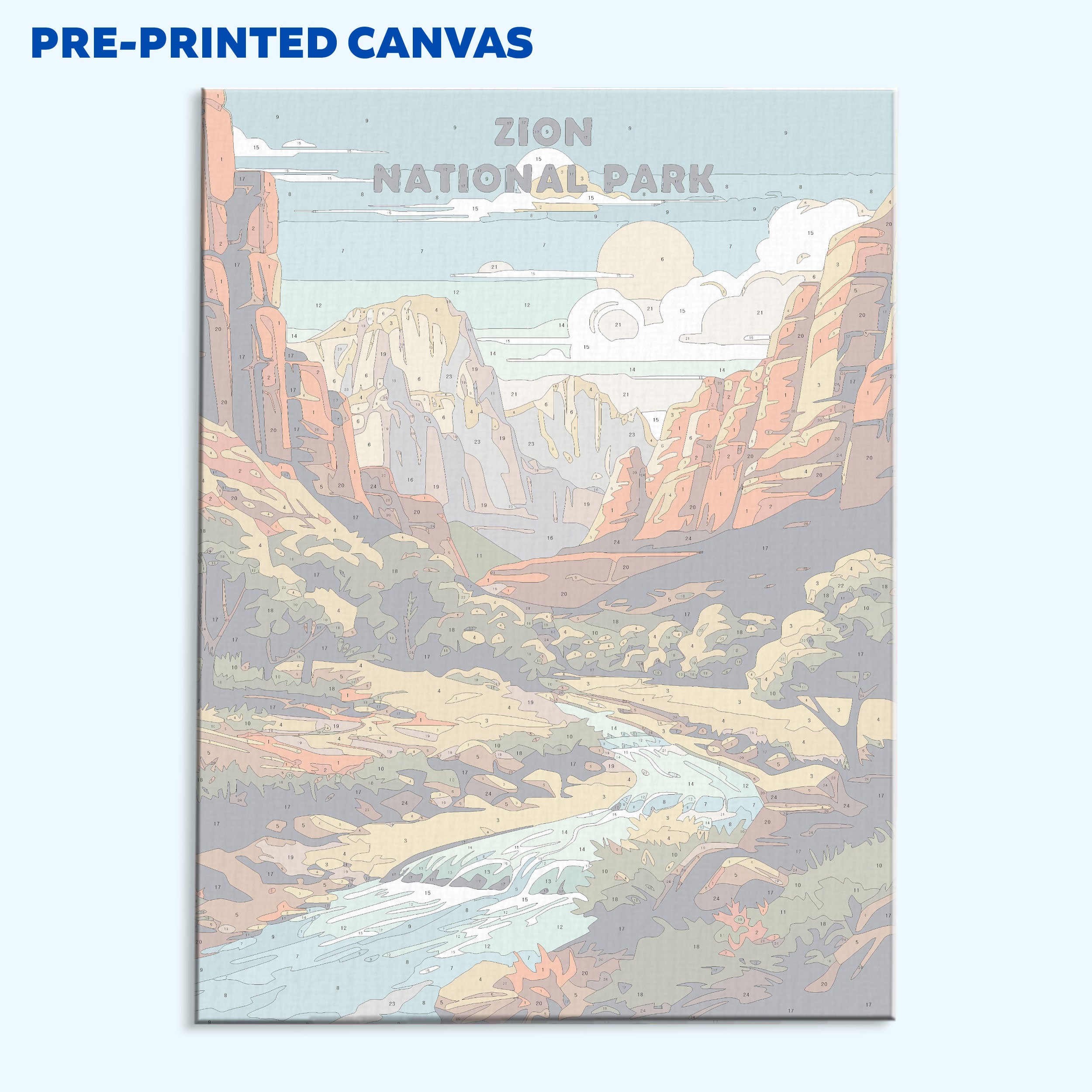 Zion National Park | Paint by Numbers Kit