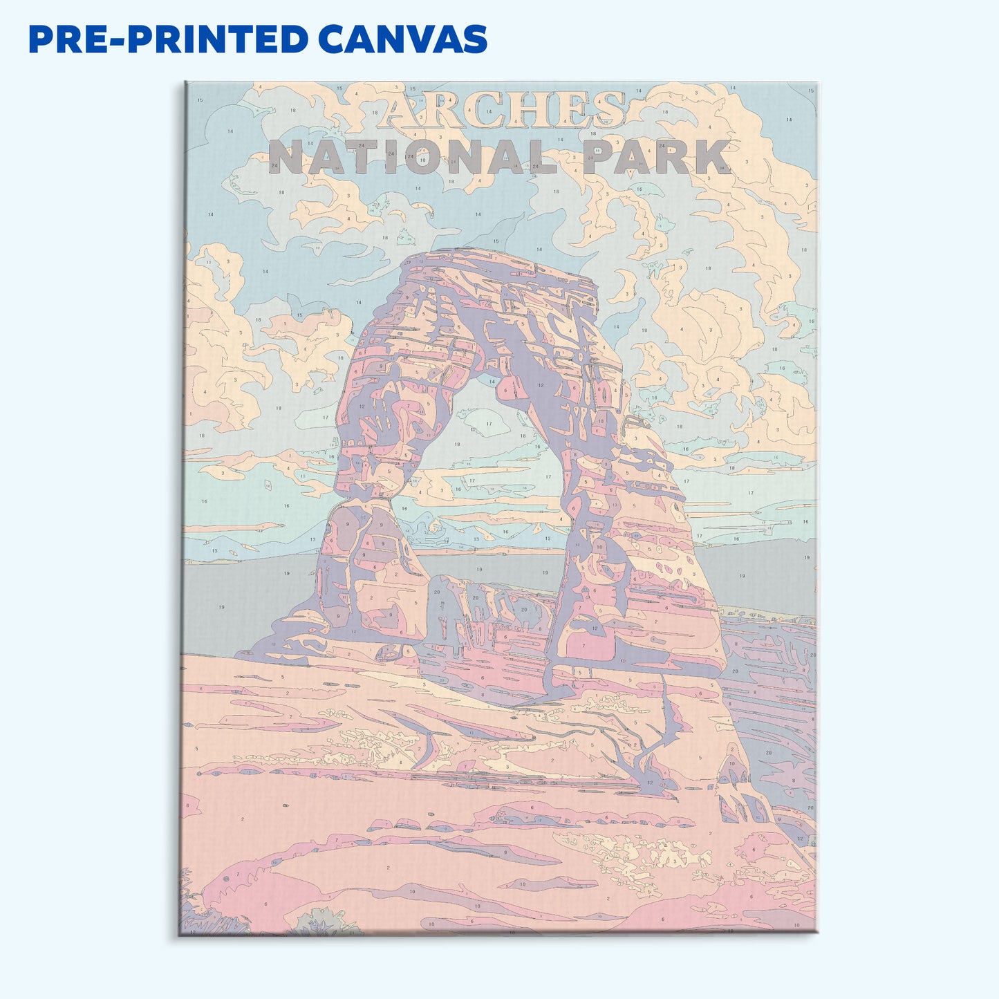 Arches National Park Vintage | Paint by Numbers Kit