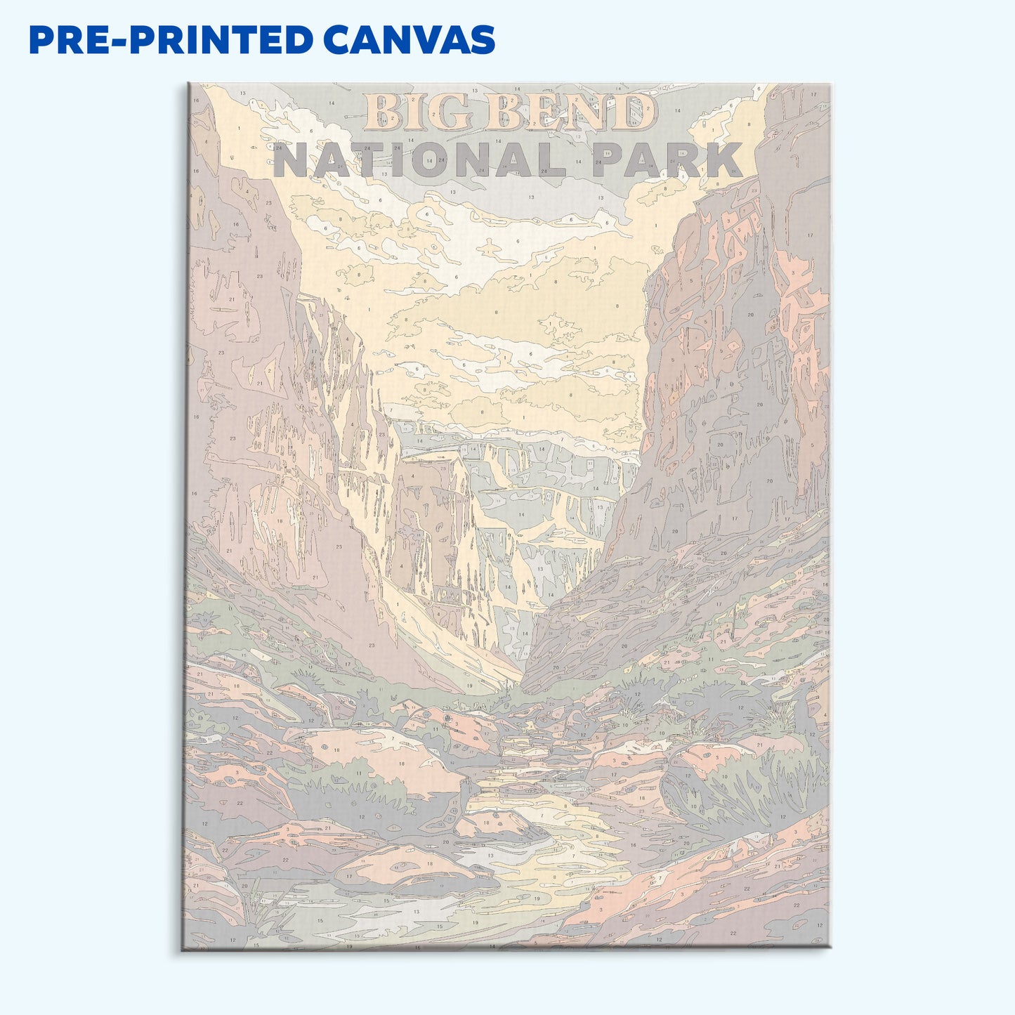 Big Bend National Park Vintage | Paint by Numbers Kit
