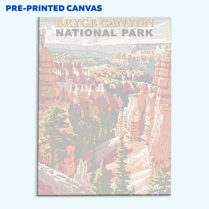 Bryce Canyon National Park Vintage | Paint by Numbers Kit