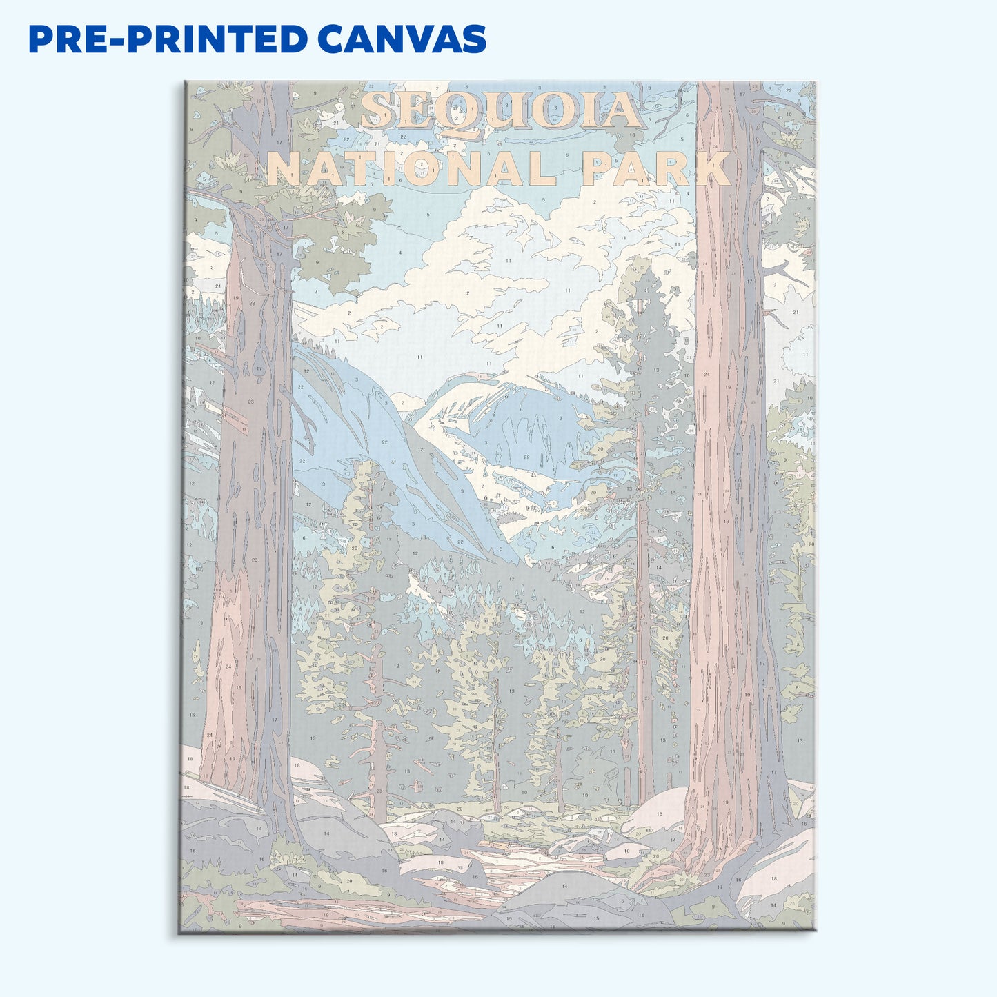 Sequoia National Park Vintage | Paint by Numbers Kit