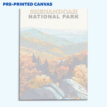 Shenandoah National Park Vintage | Paint by Numbers Kit